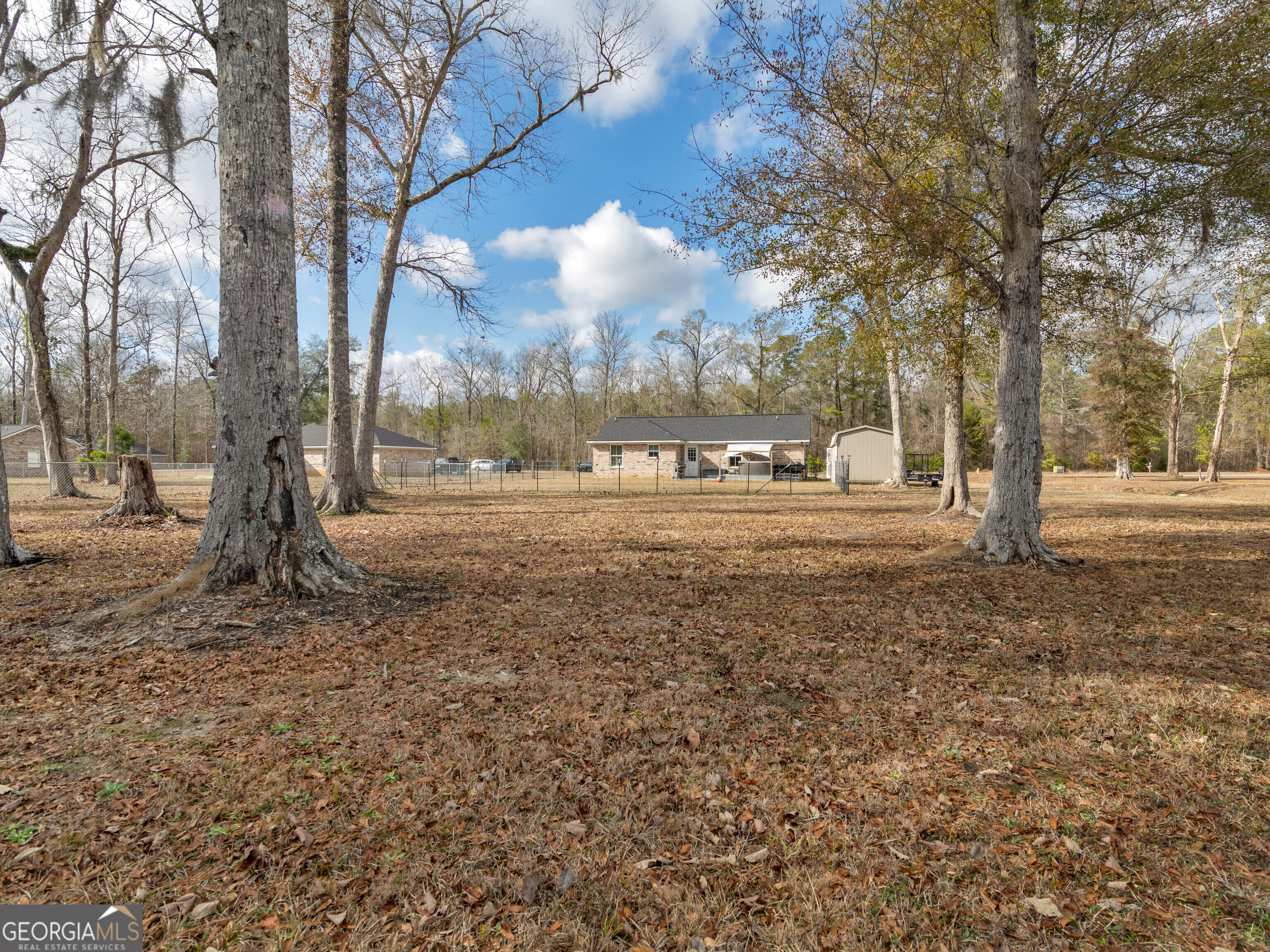 3524 Moss Island Court Albany, GA 31721 - Photo 19 of 25 a view of dirt yard with a large tree