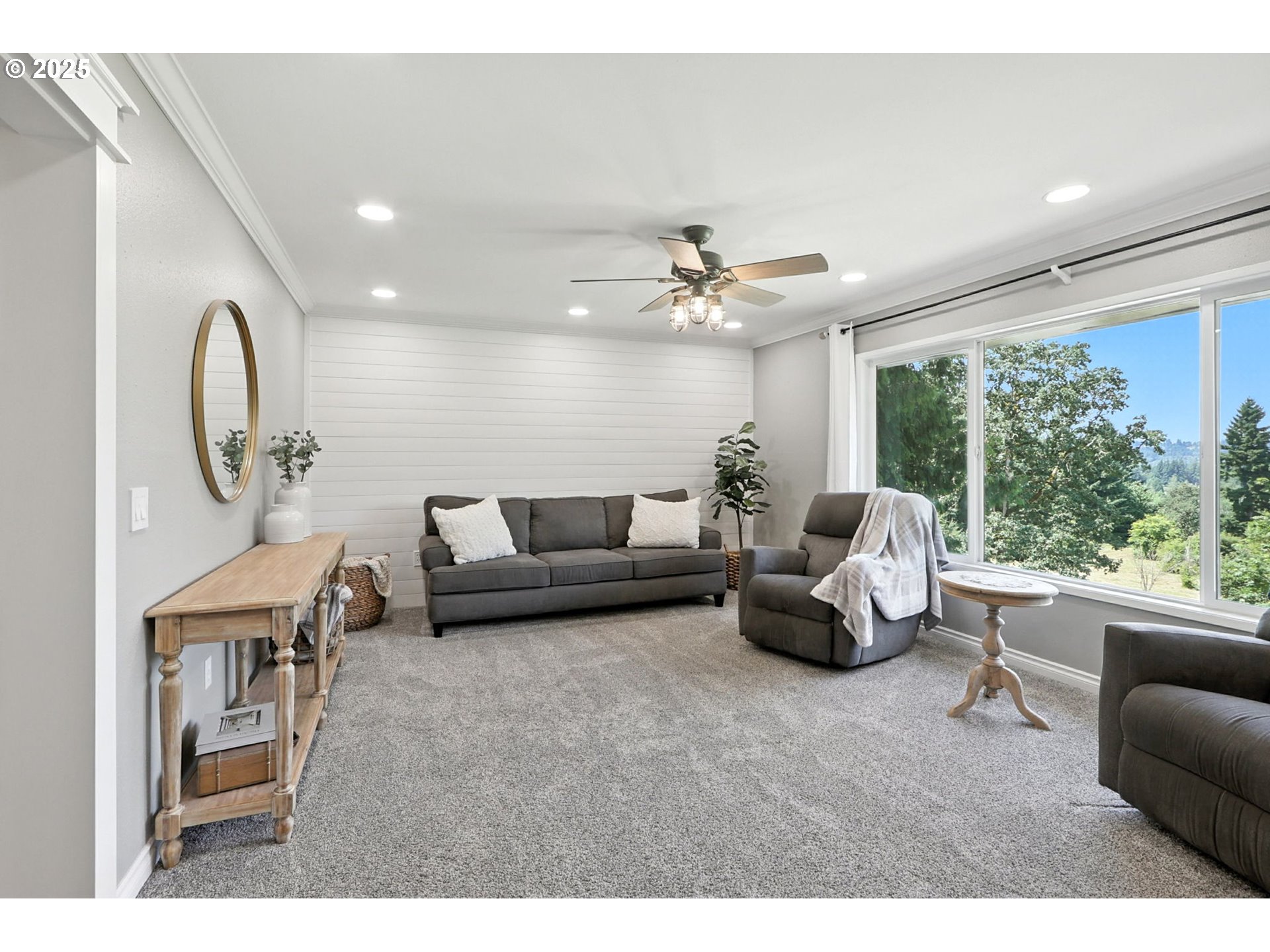 30083 Southeast Cemetery Road Estacada, OR 97023 - Photo 11 of 28 a living room with furniture and a large window