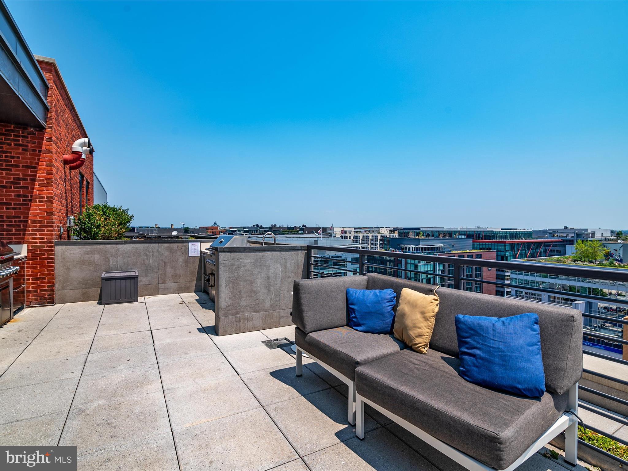 1211 Van Street Southeast, Unit 1110 Washington, DC 20003 - Photo 40 of 46 a view of sitting area with furniture and city view
