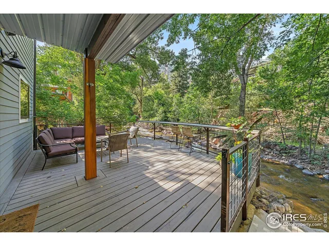 a view of outdoor space with seating space