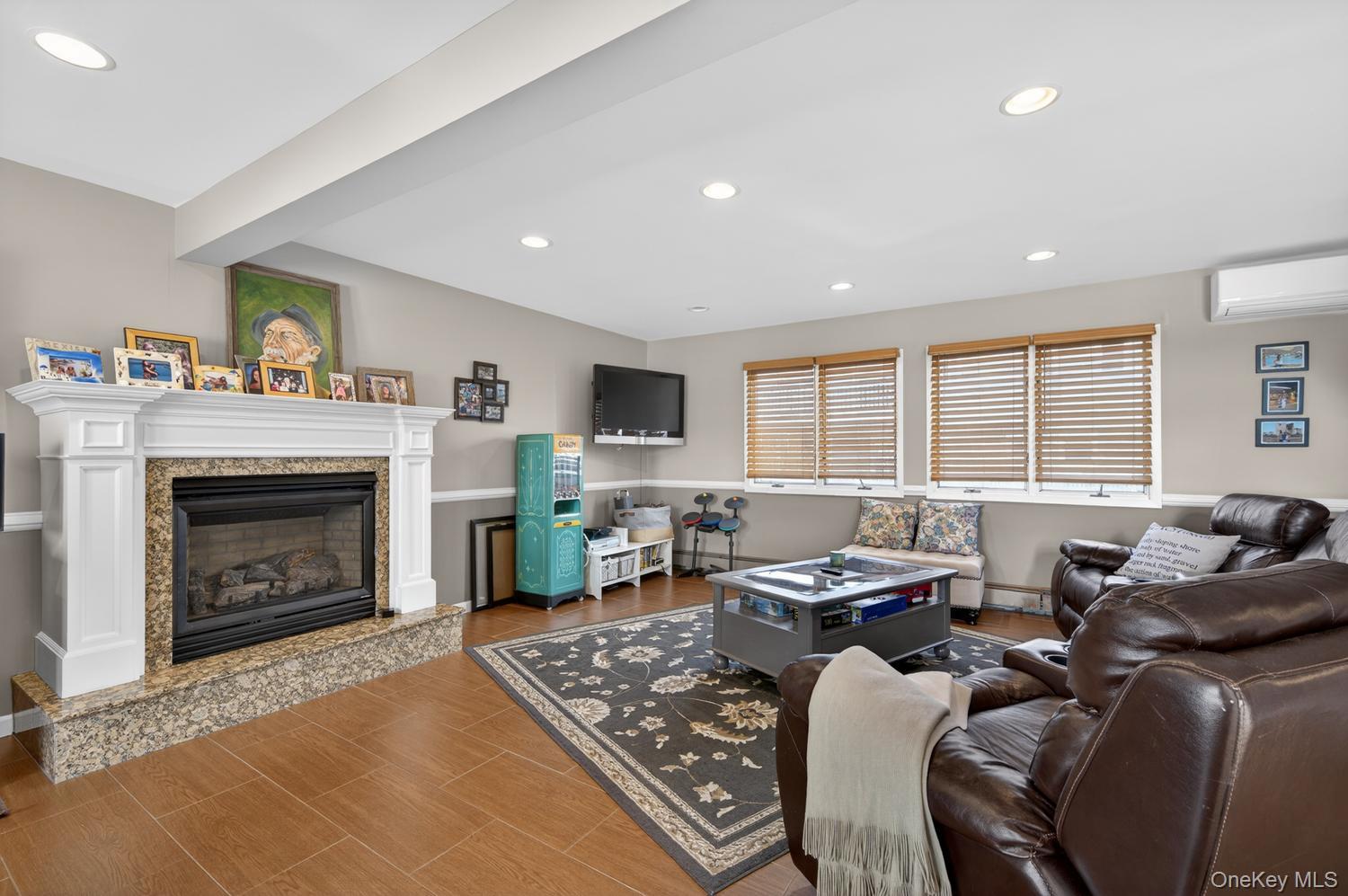2862 Island Channel Road Seaford, NY 11783 - Photo 20 of 35 Den with gas fireplace
