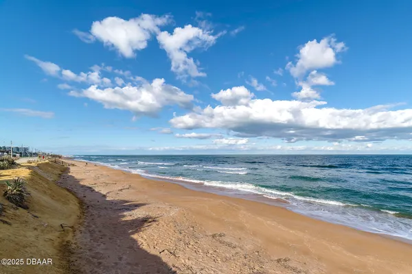a view of an ocean and beach