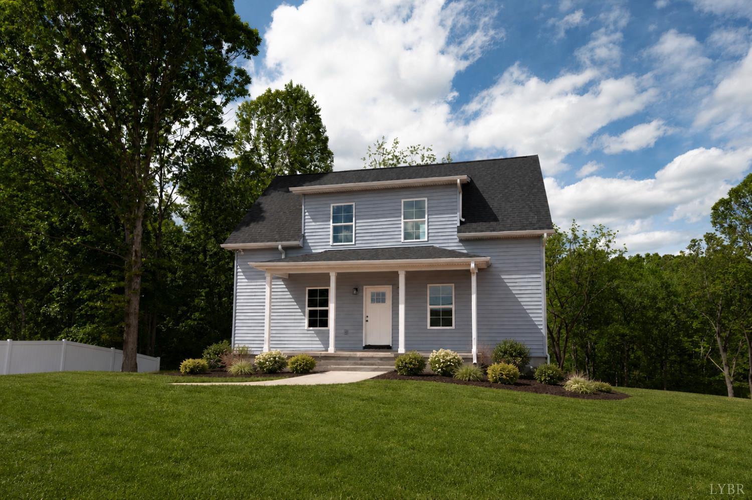 1843 Crockett Road Forest, VA 24551 - Photo 31 of 32 yard and landscaping added via digital rendering- final product will be similar but not identical.
