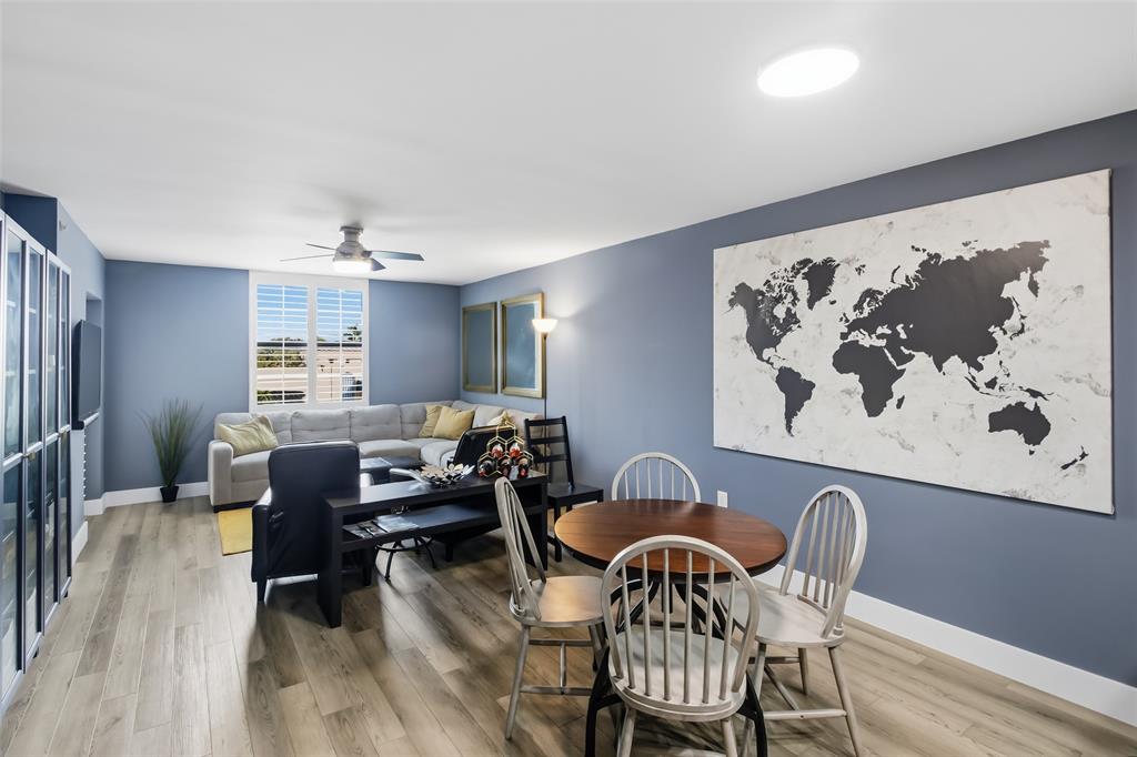 520 Southeast 5th Avenue, Unit 3208 Fort Lauderdale, FL 33301 - Photo 19 of 71 a view of a dining room with furniture window and wooden floor