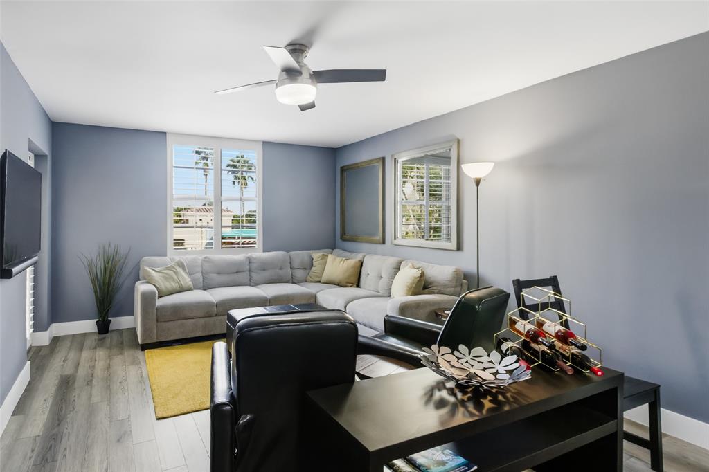 520 Southeast 5th Avenue, Unit 3208 Fort Lauderdale, FL 33301 - Photo 21 of 71 a living room with furniture and a flat screen tv