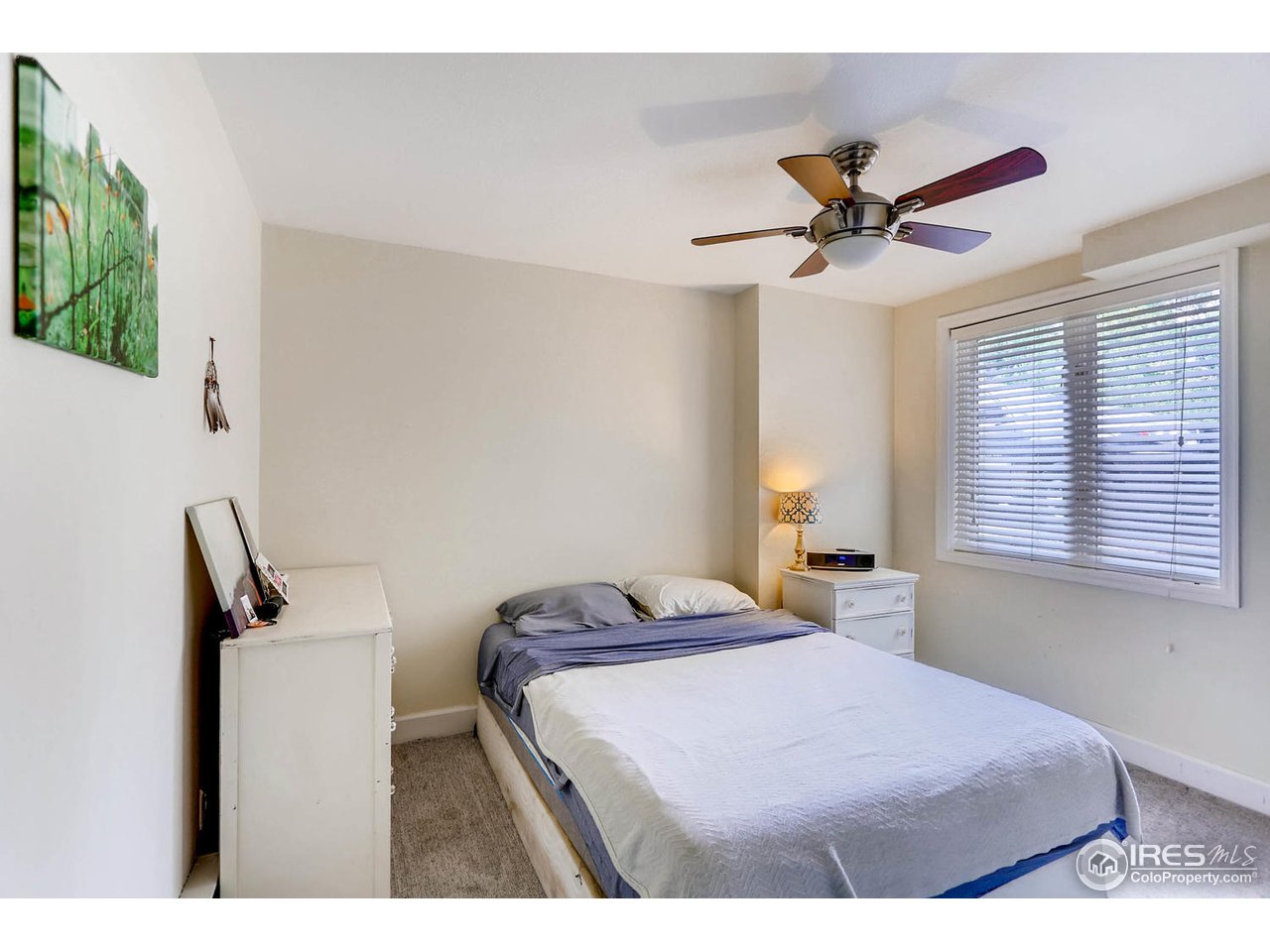 357 Pearl Street Boulder, CO 80302 - Photo 7 of 12 bedroom with ceiling fan, new carpet