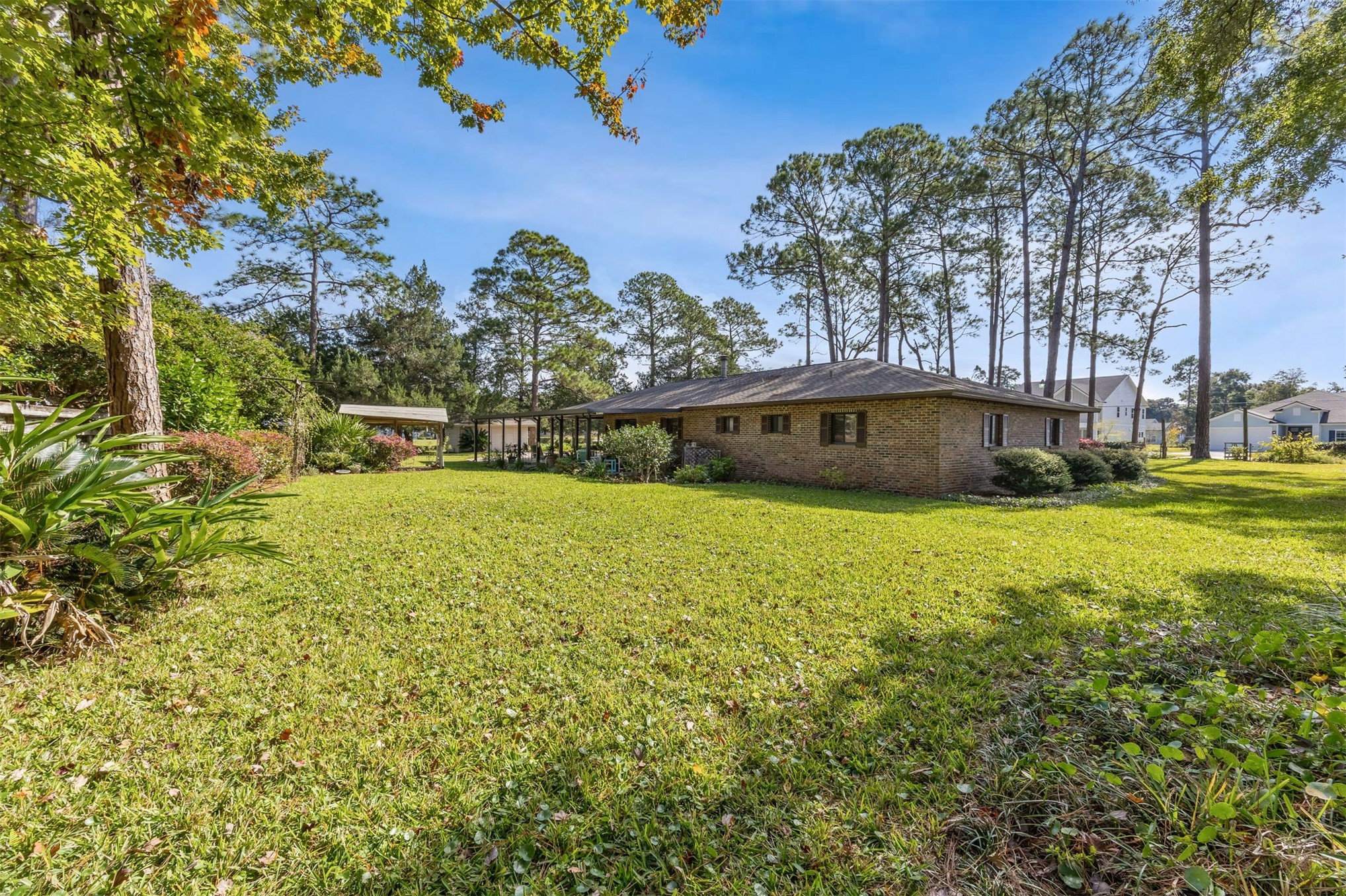 96111 Pirates Bluff Road Yulee, FL 32097 - Photo 35 of 52 a view of a swimming pool with a yard