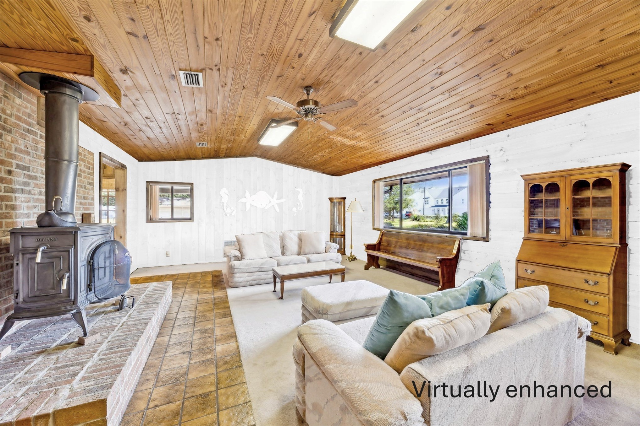 96111 Pirates Bluff Road Yulee, FL 32097 - Photo 4 of 52 a living room with furniture ceiling fan and a rug