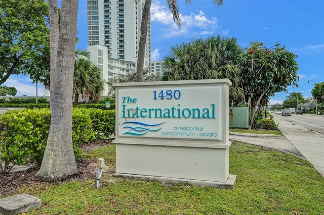 a sign on the side of a building