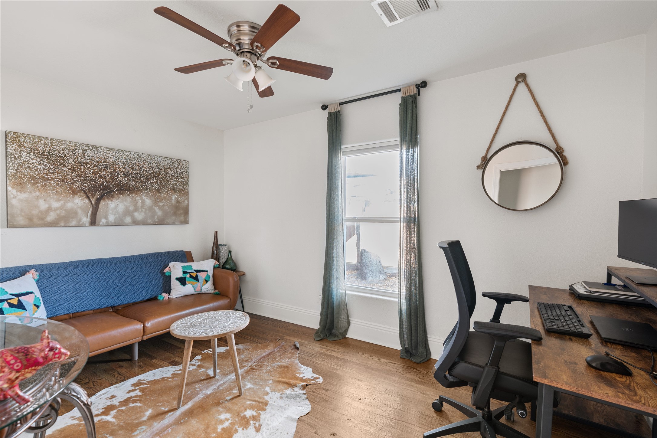 4522 Randwick Drive Houston, TX 77092 - Photo 24 of 32 a work room with furniture and wooden floor