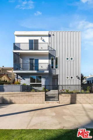 a view of a building with a street view