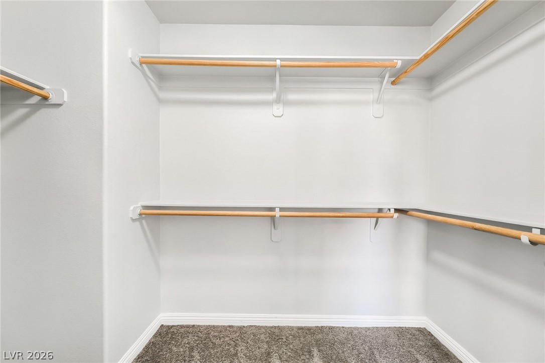 33 Jasmine Point Street Henderson, NV 89074 - Photo 22 of 36 Walk in closet with carpet flooring