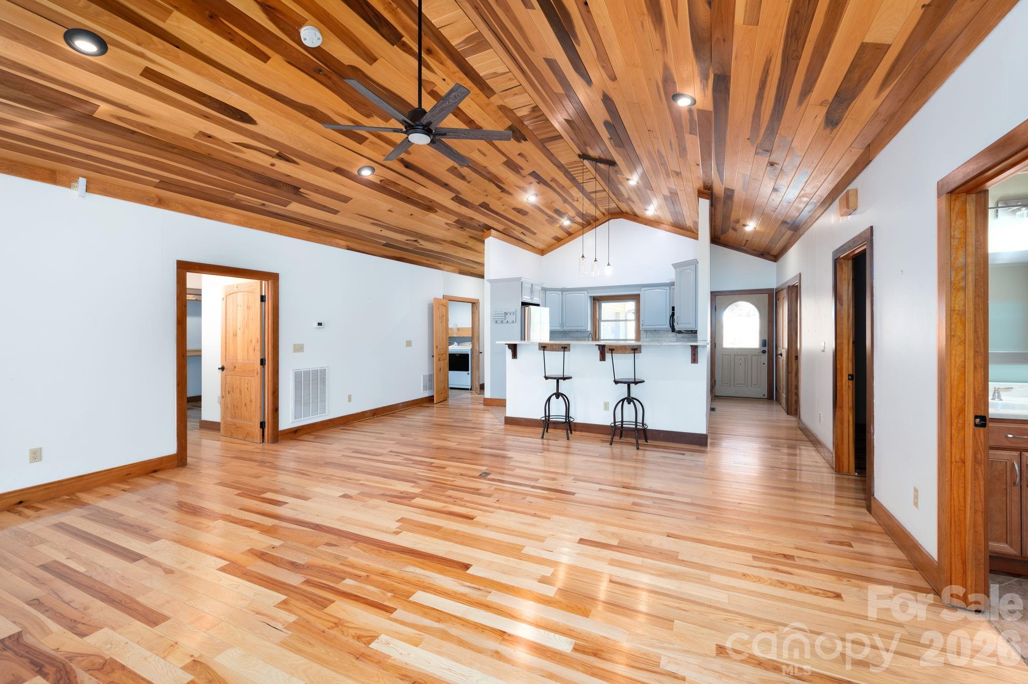 22 Faholoa Ridge Road Black Mountain, NC 28711 - Photo 31 of 47 a view of a livingroom with furniture nad wooden floor