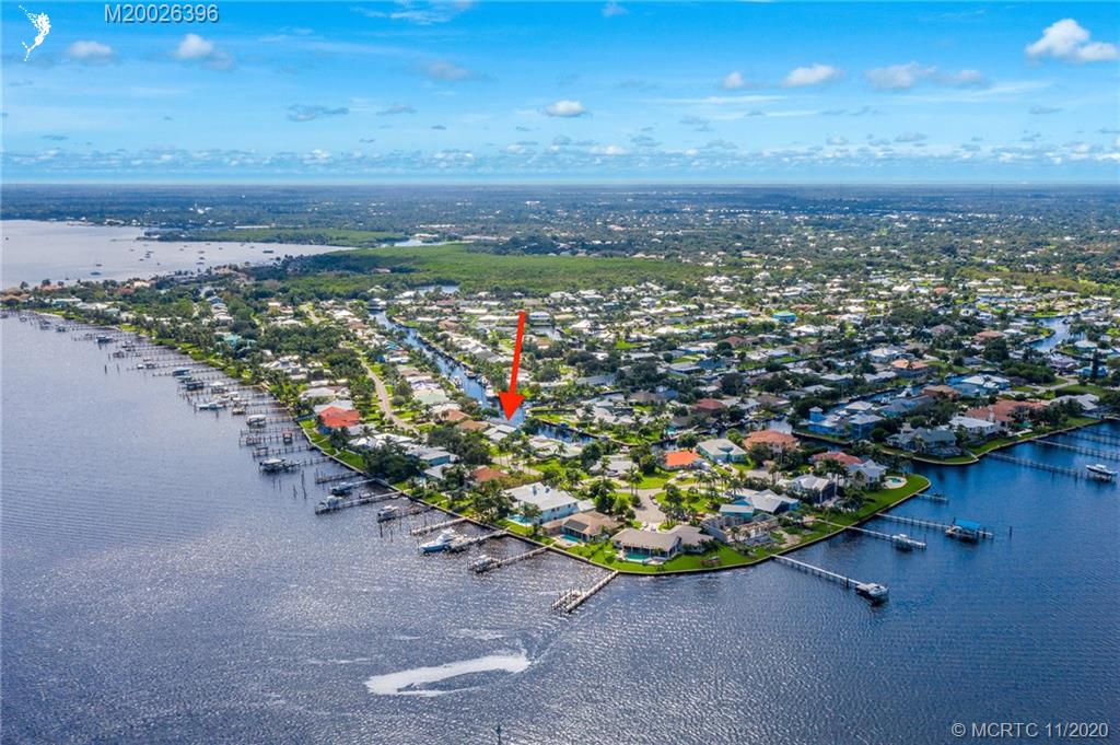 1239 Southwest Dyer Point Road Palm City, FL 34990 - Photo 31 of 34 a view of a city with an ocean