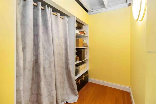 a view of entryway door