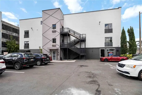 a view of a garden with plants