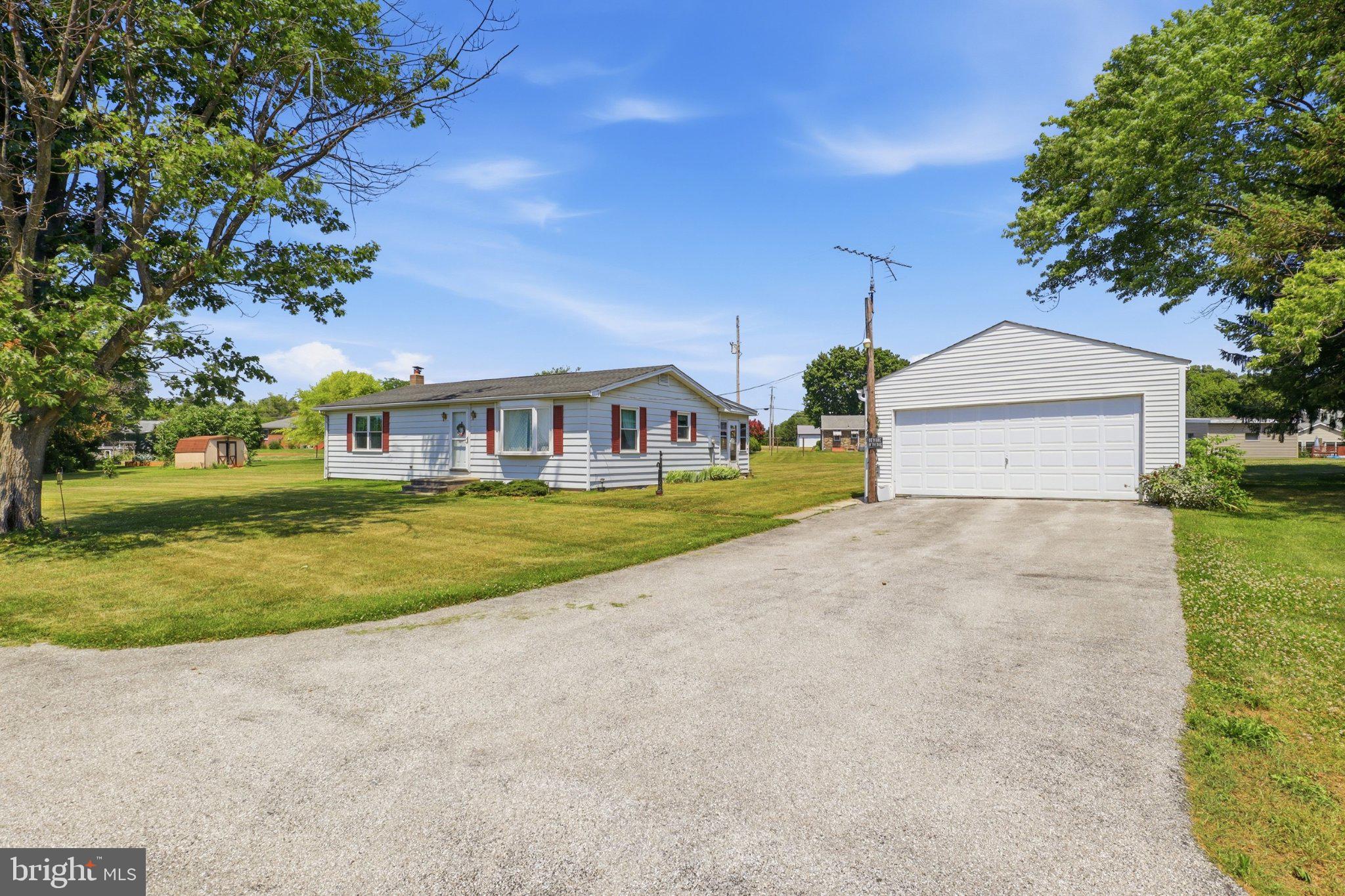 Charming home on spacious lot.