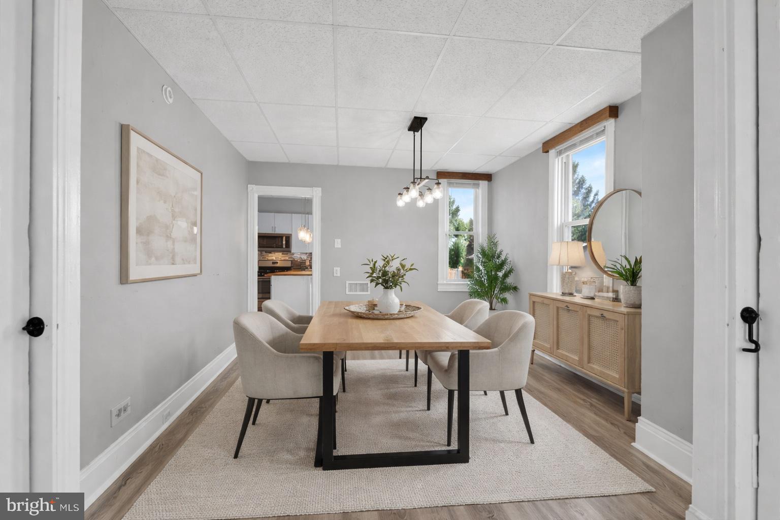 934 North Queen Street York, PA 17404 - Photo 5 of 35 a view of a dining room with furniture and wooden floor