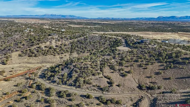 a view of city and mountain
