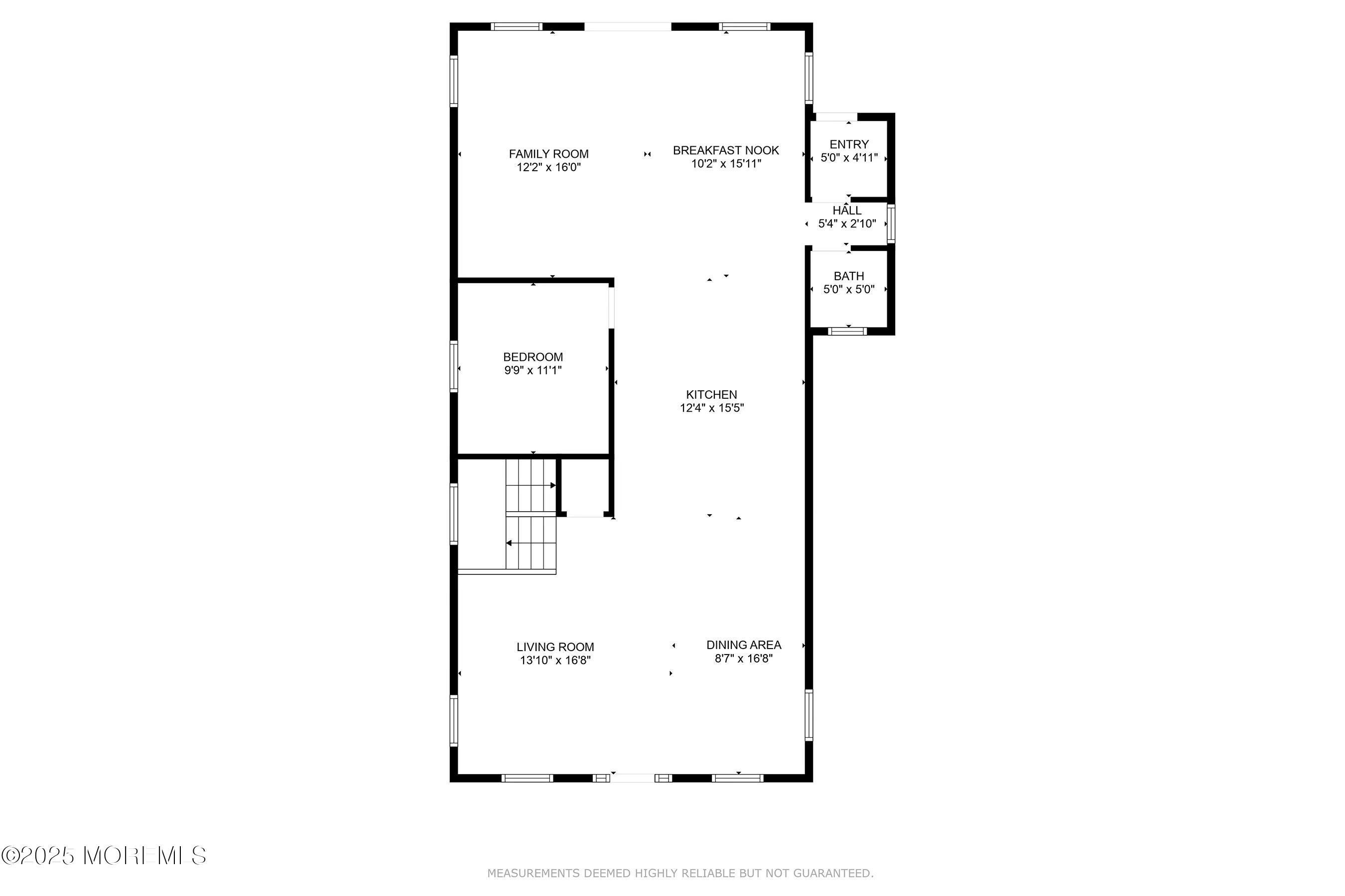 442 Brielle Road Manasquan, NJ 08736 - Photo 2 of 5 a picture of a floor plan