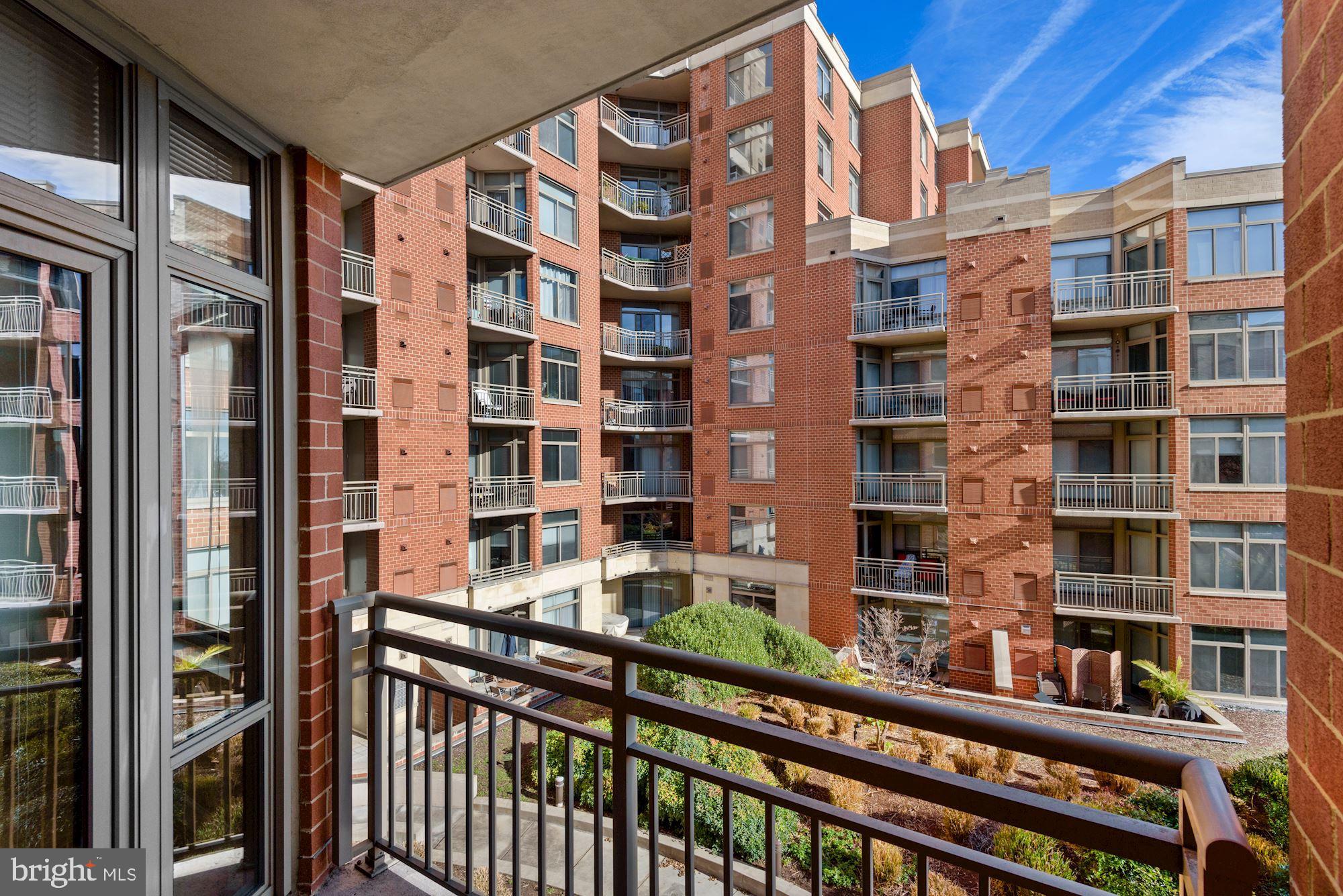 3600 South Glebe Road, Unit 434W Arlington, VA 22202 - Photo 20 of 36 a view of a building from a balcony