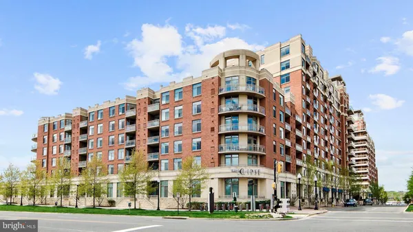 a front view of a building