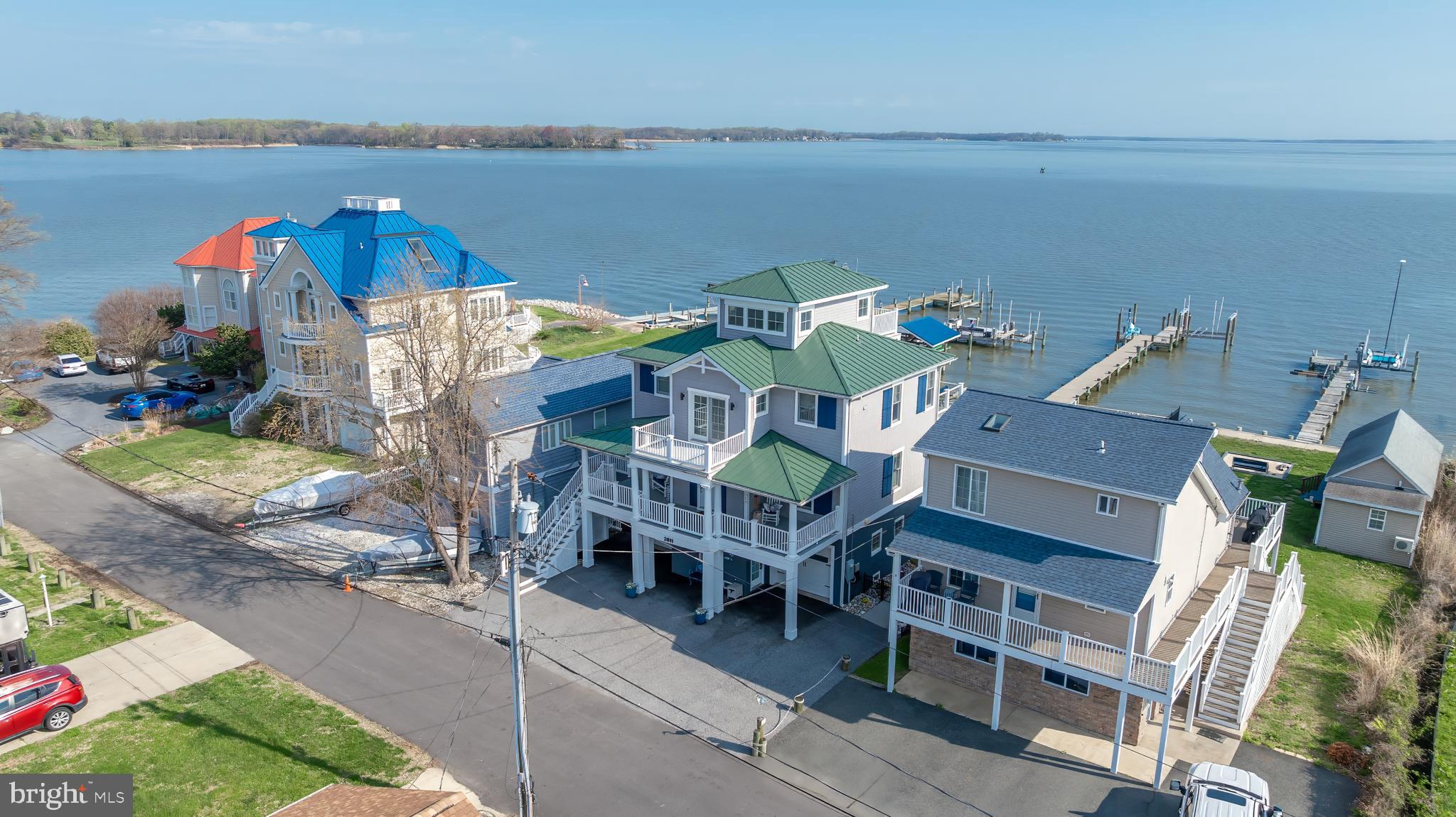 2811 Bay Drive Sparrows Point, MD 21219 - Photo 51 of 66 a view of a house with outdoor space and lake view