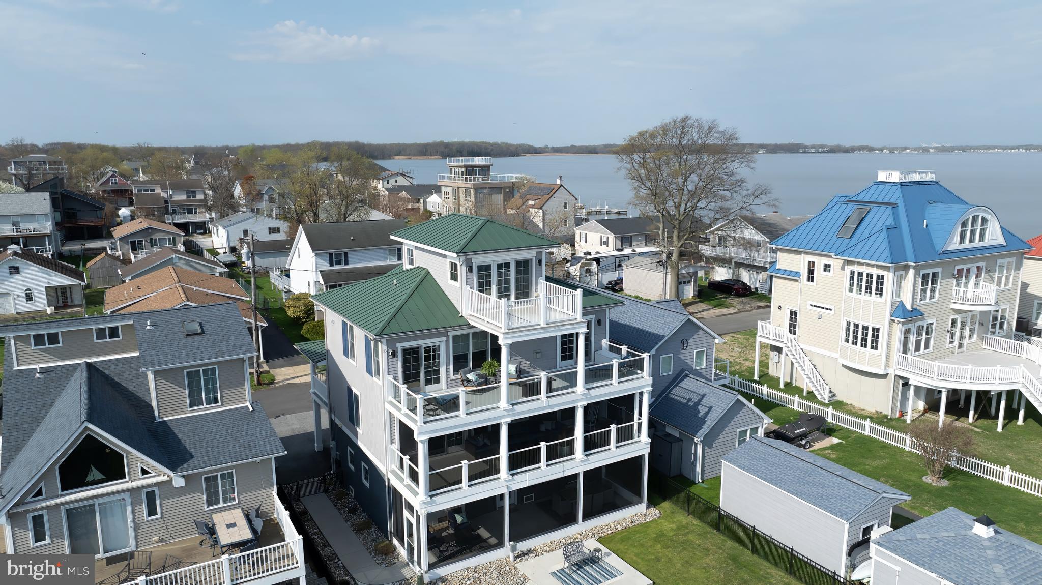 2811 Bay Drive Sparrows Point, MD 21219 - Photo 54 of 66 an aerial view of a building with a garden