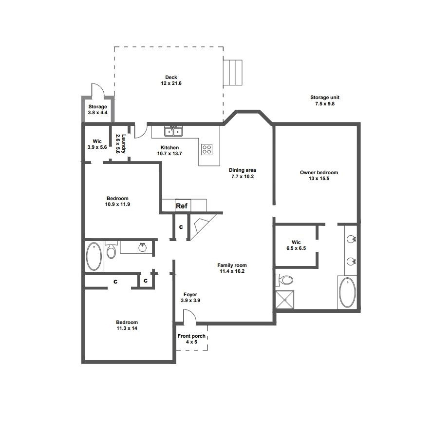 5215 Botany Bay Drive Raleigh, NC 27616 - Photo 28 of 28 Floor Plan