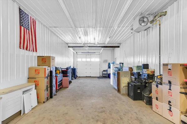 a view of a storage & utility room