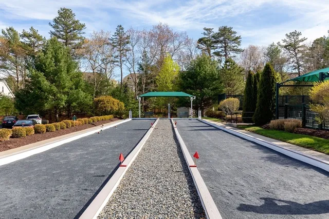 a view of outdoor space with seating