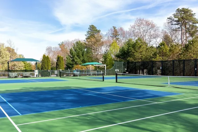 a view of a basketball court