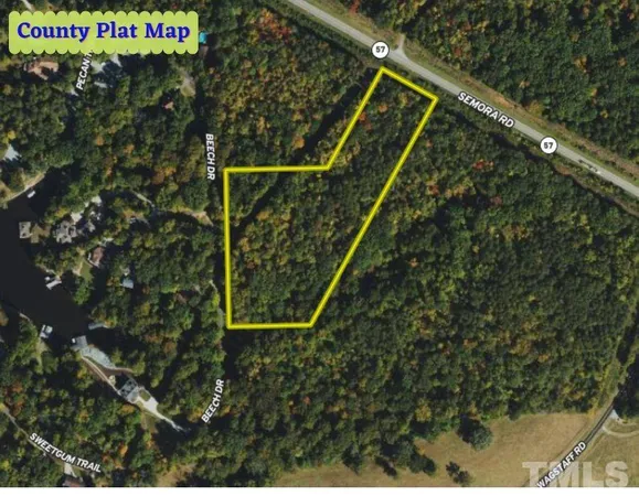 a view of a sign in a yard