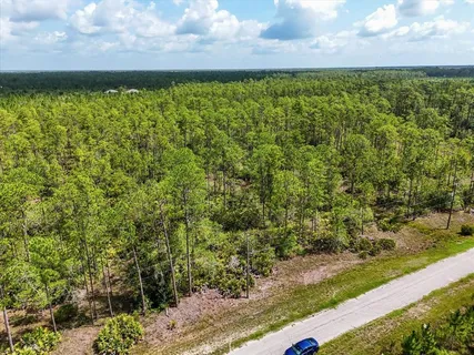a view of a yard with an outdoor space