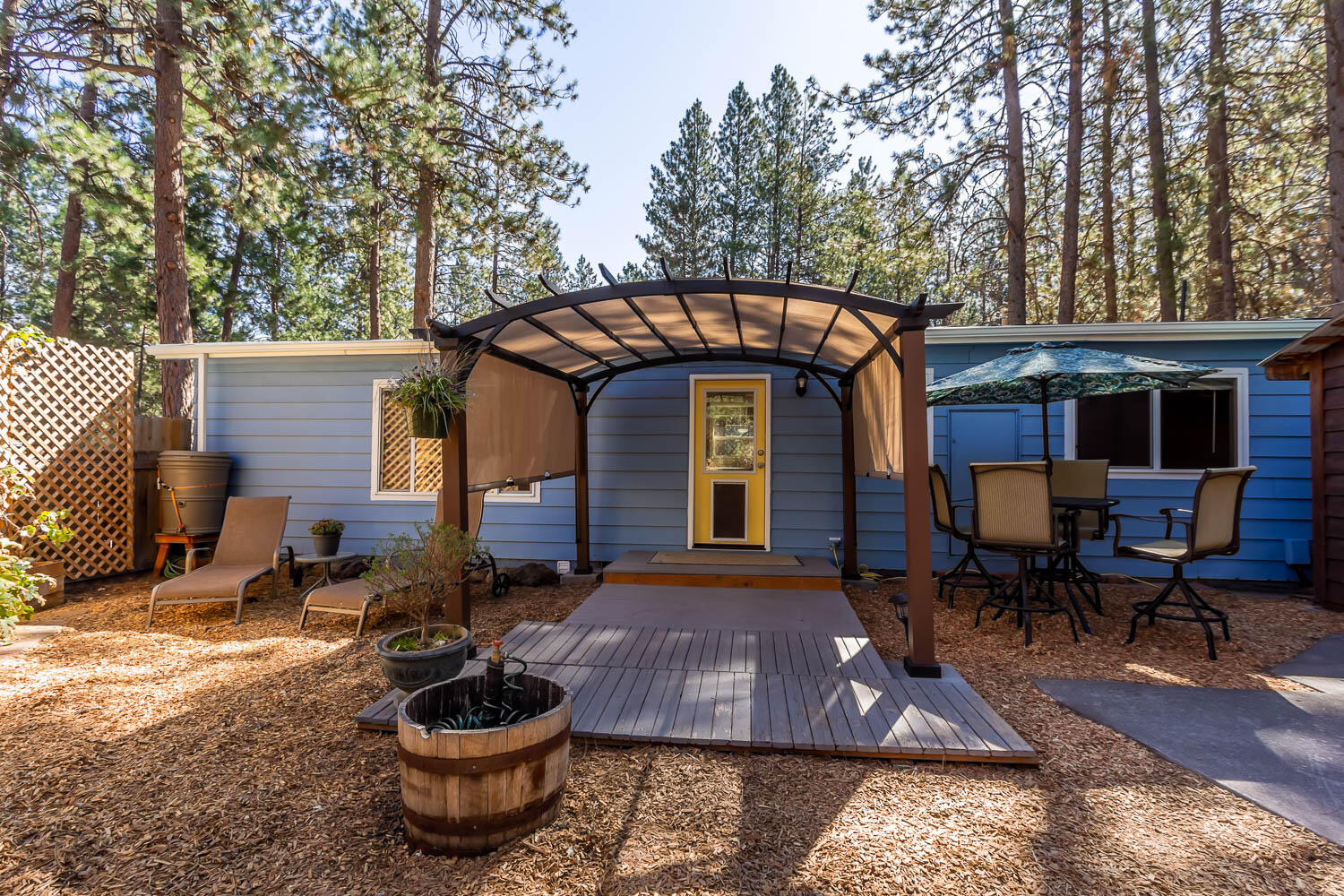 19151 Kiowa Road Bend, OR 97702 - Photo 16 of 32 Private gated backyard garden