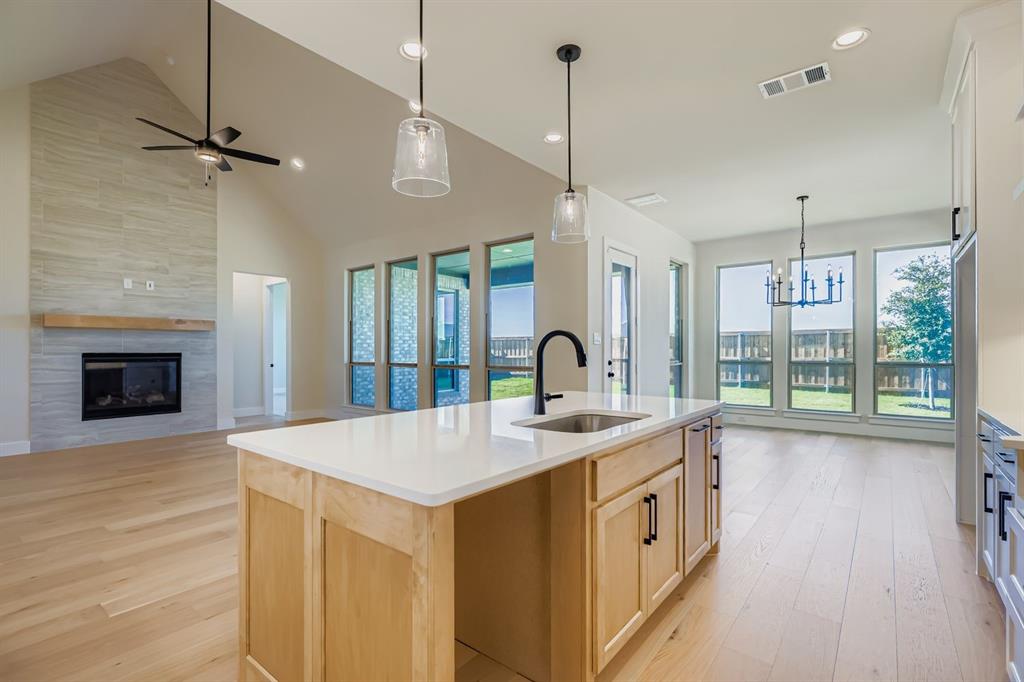 4813 Strada Street Prosper, TX 75078 - Photo 27 of 28 a very nice looking kitchen with a large window
