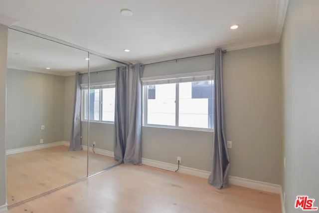 a view of hallway with a elevator