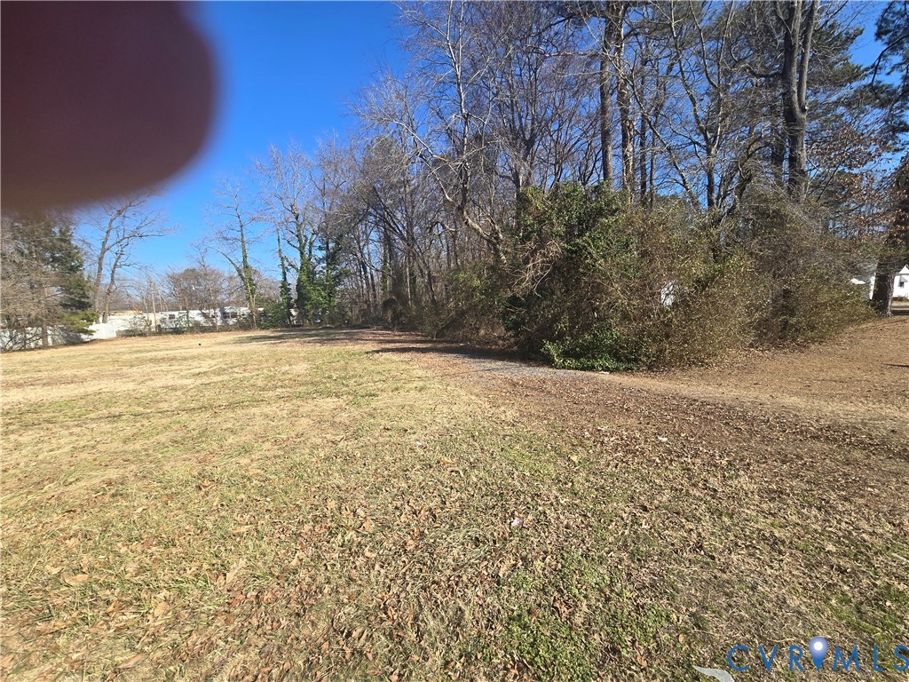3921 Jefferson Park Road Prince George, VA 23875 - Photo 4 of 5 Side of lot that has the drive way off of the road