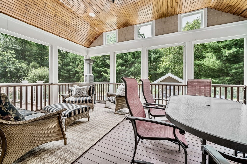 171 River Road Hanover, MA 02339 - Photo 15 of 39 a view of a chairs and table on the deck