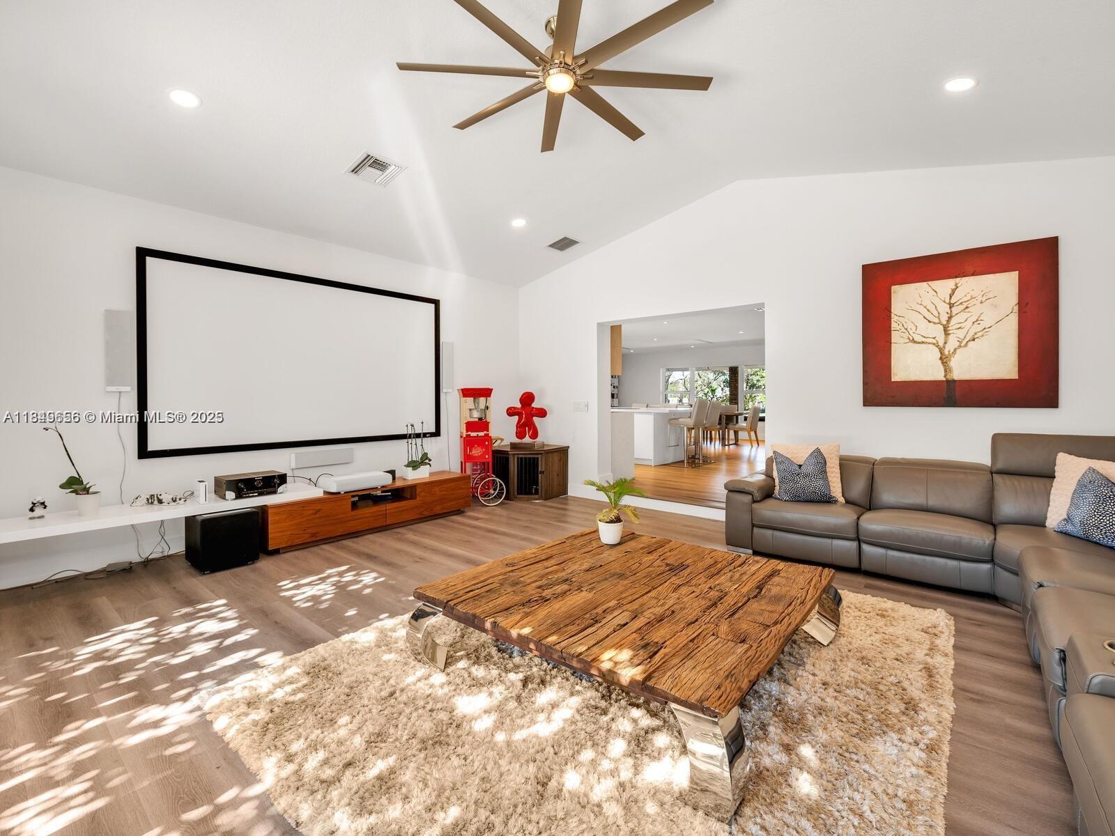 13350 Luray Road Southwest Ranches, FL 33330 - Photo 15 of 56 a living room with furniture and a flat screen tv