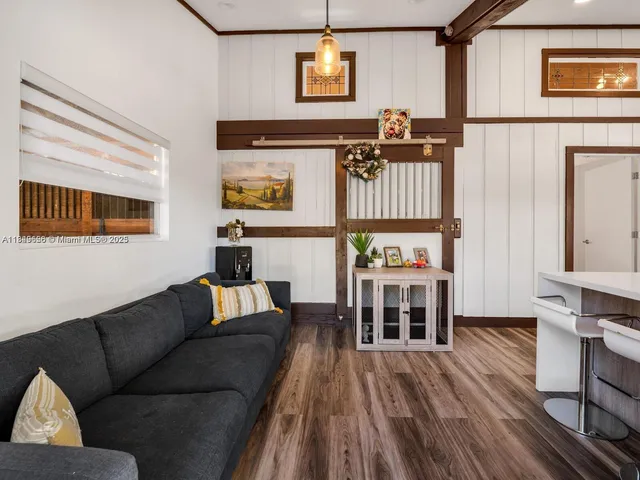 a big yard with lots of green space and trees