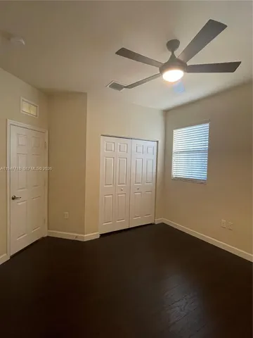 a close view of closet