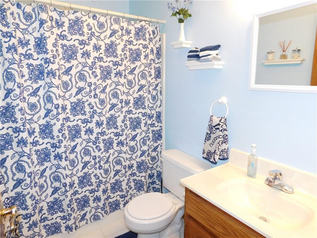 105 Spohn Road Freeport, PA 16229 - Photo 17 of 25 Second floor main bath is pretty, refreshing and spa like in robin's egg blue.