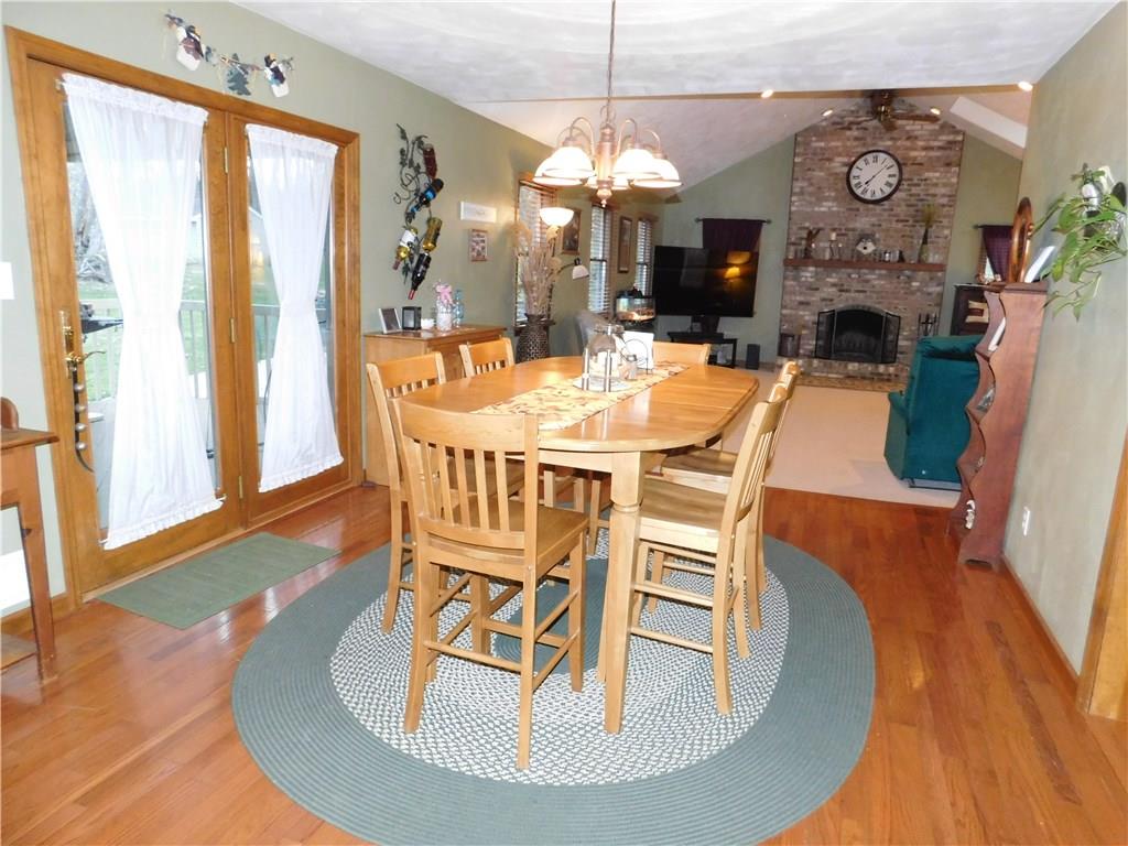 105 Spohn Road Freeport, PA 16229 - Photo 7 of 25 Morning room with French doors to covered back deck bridges the kitchen & great room with open concept living