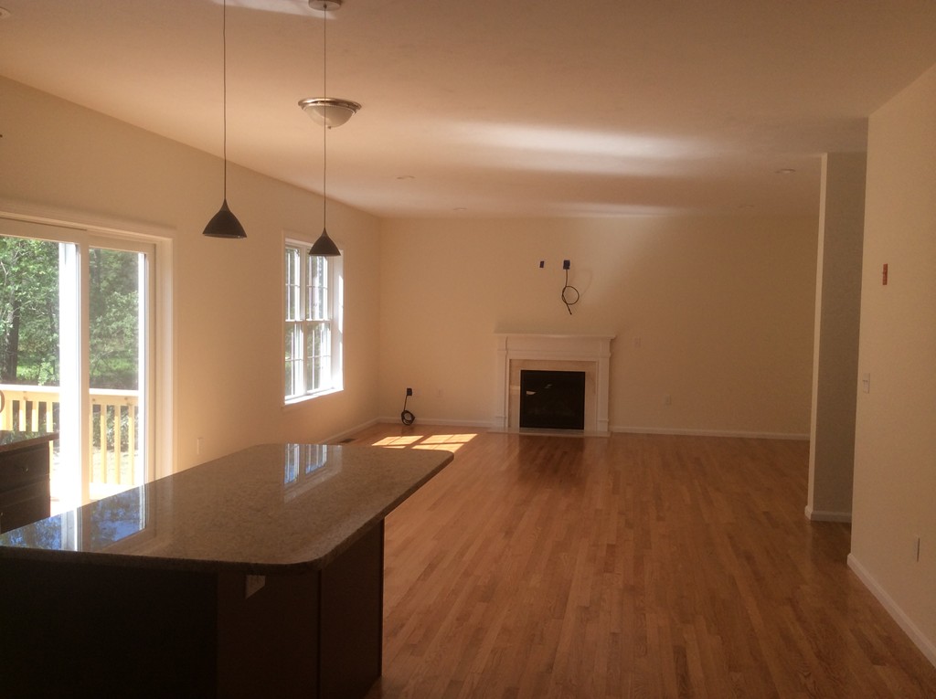 Lot 44-180 Forbes Road Rochester, MA 02770 - Photo 4 of 6 a view of a room with a sink wooden floor and a fireplace