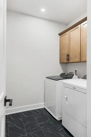 a room with storage and utility