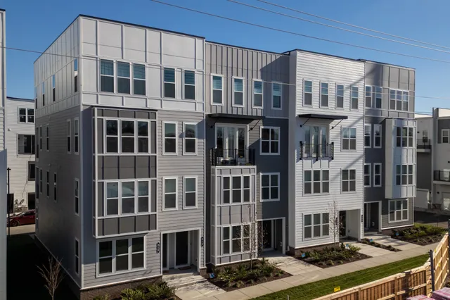 a large building with a street