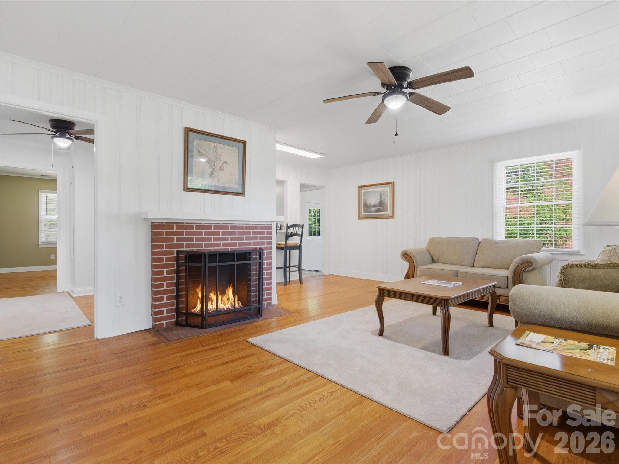 419 Knox Street Clover, SC 29710 - Photo 6 of 48 a living room with furniture and a fireplace