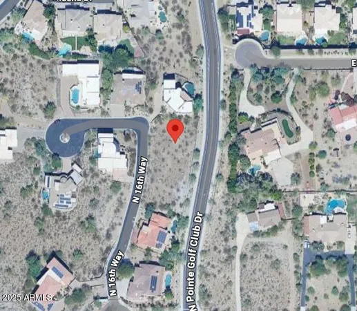 an aerial view of residential house with outdoor space