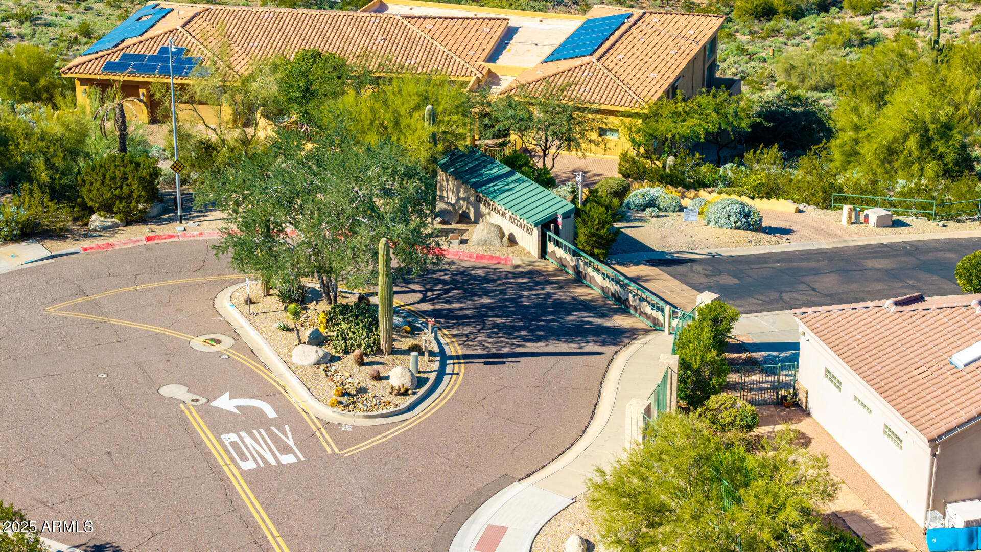 13821 16th Way, Unit 9 Phoenix, AZ 85022 - Photo 5 of 18 an aerial view of a house with a yard and garden